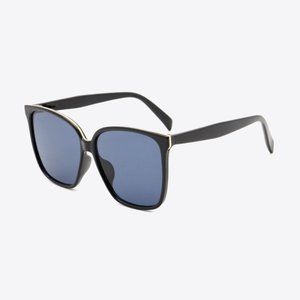 Polycarbonate Frame Wayfarer Sunglasses in Blue